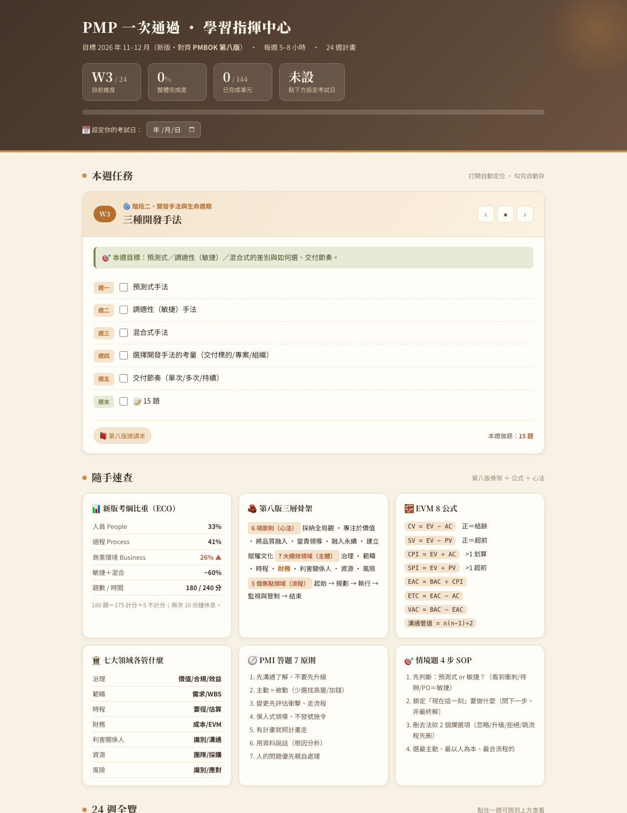 PMP 備考 App 截圖 1